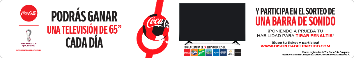 Promoción Coca-Cola Mundial en Dia