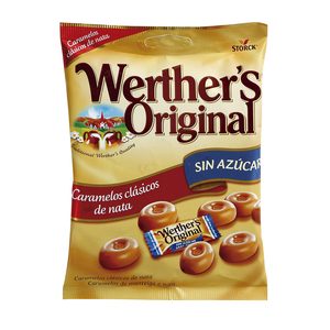 WERTHER`S Original caramelos de nata sin azúcar bolsa 90 gr