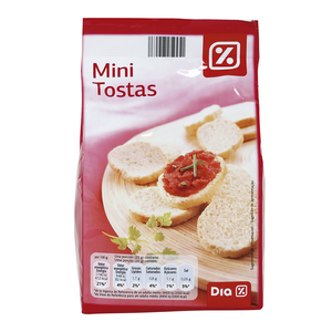 DIA mini tostas paquete 120 gr