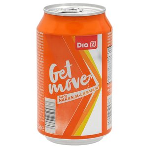 DIA bebida refrescante aromatizada naranja lata 33 cl