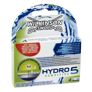 WILKINSON Hydro 5 sensitive maquinilla de afeitar recambio blíster 4 uds