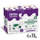 DIA LACTEA leche desnatada sin lactosa envase 1 lt PACK 6
