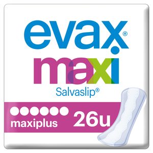 EVAX protege slips maxi plus caja 26 uds