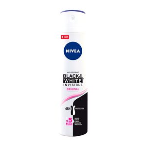 NIVEA desodorante invisible black & white spray 200 ml
