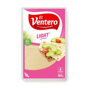 EL VENTERO queso tierno light lonchas envase 160 gr
