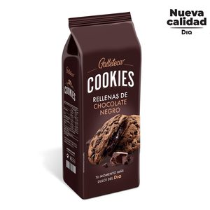 DIA GALLETECA cookies rellenas de chocolate negro bolsa 200 gr