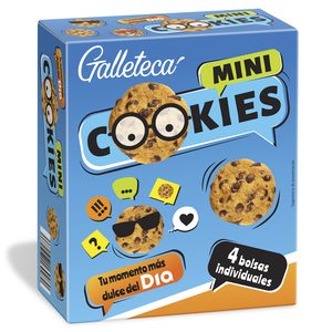 DIA GALLETECA galletas mini cookies caja 160 gr 