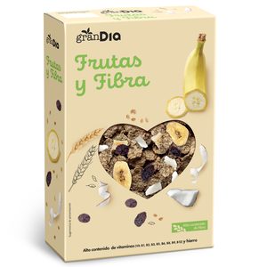 DIA GRANDIA cereales fruta y fibra paquete 500 gr