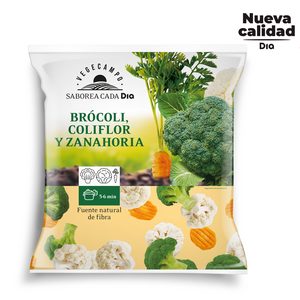 DIA VEGECAMPO brócoli, coliflor y zanahoria bolsa 1 kg