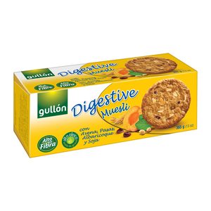 GULLON galleta digestive muesli paquete 365 grs