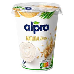 ALPRO yogur natural con avena vaso 500 gr