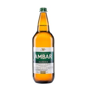 AMBAR cerveza clásica botella 1 lt