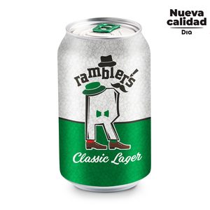 DIA RAMBLERS cerveza lager lata 33 cl