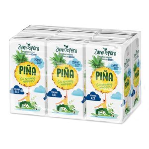 DIA ZUMOSFERA zumo de piña sin azúcares añadidos pack 6 unidades 200 ml