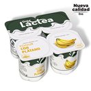 DIA LACTEA yogur con plátano pack 4 unidades 115 gr