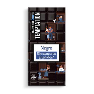 DIA TEMPTATION chocolate negro sin azúcares añadidos tableta 100 gr